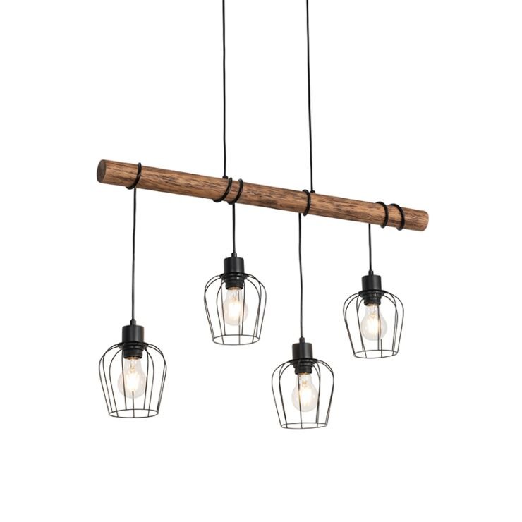 Rural hanging lamp black - Image 2